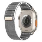 For Apple Watch 46mm / 49mm / 45mm / 44mm Kalebol Ocean Wave Nylon Strap(Grey) - 1