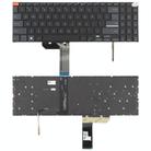 US Version Backlit Laptop Keyboard for Asus Vivobook Pro 15X OLED K6501 M6501(Black) - 1