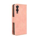 For Cubot A10 Skin Feel Calf Texture Card Slots Leather Phone Case(Pink) - 3