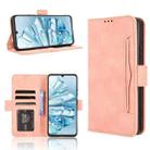 For Cubot A20 Skin Feel Calf Texture Card Slots Leather Phone Case(Pink) - 1