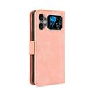 For Cubot A20 Skin Feel Calf Texture Card Slots Leather Phone Case(Pink) - 3