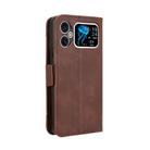 For Cubot A20 Skin Feel Calf Texture Card Slots Leather Phone Case(Brown) - 3