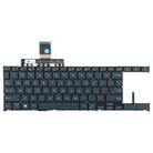 US Version Backlit Laptop Keyboard Directional Key Rectangle for Asus Zenbook Duo 14 UX482 UX482E UX4100E UX482J(Blue) - 2
