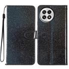 For OnePlus 13 Glitter Powder Flip Leather Phone Case(Black) - 1