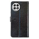 For OnePlus 13 Glitter Powder Flip Leather Phone Case(Black) - 3