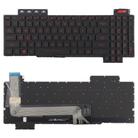 US Version Backlit Laptop Keyboard for Asus FX63 FX63V FX503VM FX503VD ZX63VE FZ63V GL503VS(Red) - 1