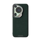 For Huawei Pura 70 Ultra ABEEL Ruyi Pattern 6D Micro Relief MagSafe Leather Phone Case(Green) - 2