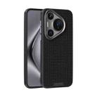 For Huawei Pura 70 ABEEL Ruyi Pattern 6D Micro Relief MagSafe Leather Phone Case(Black) - 1