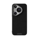 For Huawei Pura 70 ABEEL Ruyi Pattern 6D Micro Relief MagSafe Leather Phone Case(Black) - 2