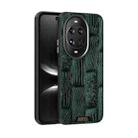 For Huawei nova 14 Ultra ABEEL Ruyi Pattern 6D Micro Relief MagSafe Leather Phone Case(Green) - 1
