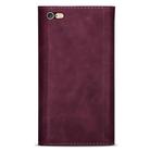 For iPhone 6 Skin Feel Zipper Horizontal Flip Leather Case with Holder & Card Slots & Photo Frame & Lanyard & Long Rope(Wine Red) - 3