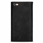 For iPhone 6 Plus Skin Feel Zipper Horizontal Flip Leather Case with Holder & Card Slots & Photo Frame & Lanyard & Long Rope(Black) - 3