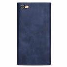 For iPhone 6 Plus Skin Feel Zipper Horizontal Flip Leather Case with Holder & Card Slots & Photo Frame & Lanyard & Long Rope(Blue) - 3