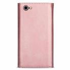 For iPhone 7 / 8 / SE (2020) Skin Feel Zipper Horizontal Flip Leather Case with Holder & Card Slots & Photo Frame & Lanyard & Long Rope(Rose Gold) - 3