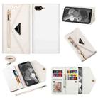 For iPhone 7 Plus / 8 Plus Skin Feel Zipper Horizontal Flip Leather Case with Holder & Card Slots & Photo Frame & Lanyard & Long Rope(White) - 1