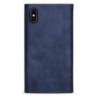 For iPhone XR Skin Feel Zipper Horizontal Flip Leather Case with Holder & Card Slots & Photo Frame & Lanyard & Long Rope(Blue) - 3