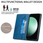 For Samsung Galaxy S25 FE 5G Business Solid Color Magnetic RFID Leather Phone Case(Blue) - 3