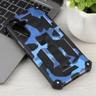 For Samsung Galaxy A26 5G Camouflage Armor Kickstand TPU Hybrid PC Magnetic Phone Case(Dark Blue) - 2