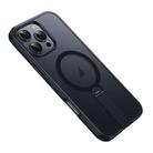 For iPhone 16 Pro Rotating Bar Holder Magnetic MagSafe Phone Case(Black) - 1