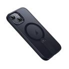 For iPhone 15 Rotating Bar Holder Magnetic MagSafe Phone Case(Black) - 1