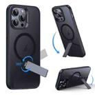 For iPhone 13 Pro Rotating Bar Holder Magnetic MagSafe Phone Case(Grey) - 2