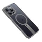 For iPhone 12 Pro Rotating Bar Holder Magnetic MagSafe Phone Case(Grey) - 1