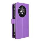 For Fossibot F109 Diamond Texture Leather Phone Case(Purple) - 3