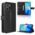 For Fossibot S1 5G Diamond Texture Leather Phone Case(Black) - 1