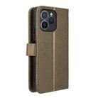 For Fossibot S1 5G Diamond Texture Leather Phone Case(Brown) - 3