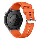 Kalebol 22mm Universal Silicone Watch Strap(Orange) - 2