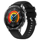 Kalebol 22mm Universal Silicone Watch Strap(Black) - 1