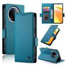 For vivo Y39 5G Side Buckle Magnetic Frosted Leather Phone Case(Blue) - 1