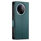 For vivo Y39 5G Side Buckle Magnetic Frosted Leather Phone Case(Dark Green) - 3