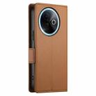 For vivo Y39 5G Side Buckle Magnetic Frosted Leather Phone Case(Brown) - 3