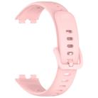 For Huawei Band 10 / 9 / 8 Kalebol Colorful Buckle Silicone Watch Strap(Pink) - 3