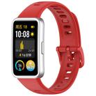 For Huawei Band 10 / 9 / 8 Kalebol Colorful Buckle Silicone Watch Strap(Red) - 1