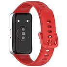 For Huawei Band 10 / 9 / 8 Kalebol Colorful Buckle Silicone Watch Strap(Red) - 2