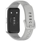 For Huawei Band 10 / 9 / 8 Kalebol Colorful Buckle Silicone Watch Strap(Grey) - 2