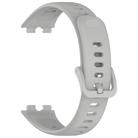 For Huawei Band 10 / 9 / 8 Kalebol Colorful Buckle Silicone Watch Strap(Grey) - 3