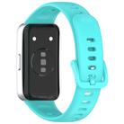 For Huawei Band 10 / 9 / 8 Kalebol Colorful Buckle Silicone Watch Strap(Teal) - 2