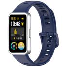For Huawei Band 10 / 9 / 8 Kalebol Colorful Buckle Silicone Watch Strap(Blue) - 1