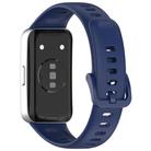 For Huawei Band 10 / 9 / 8 Kalebol Colorful Buckle Silicone Watch Strap(Blue) - 2