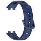 For Huawei Band 10 / 9 / 8 Kalebol Colorful Buckle Silicone Watch Strap(Blue) - 3
