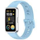 For Huawei Band 10 / 9 / 8 Kalebol Colorful Buckle Silicone Watch Strap(Cloud Blue) - 1
