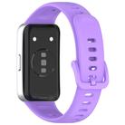 For Huawei Band 10 / 9 / 8 Kalebol Colorful Buckle Silicone Watch Strap(lilac) - 2