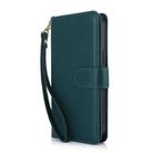 For Samsung Galaxy S25 Ultra 5G Multi-Card Wallet RFID Leather Phone Case(Green) - 2