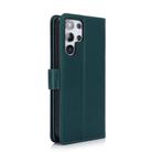 For Samsung Galaxy S25 Ultra 5G Multi-Card Wallet RFID Leather Phone Case(Green) - 3
