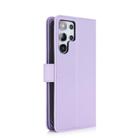 For Samsung Galaxy S25 Ultra 5G Multi-Card Wallet RFID Leather Phone Case(Light Purple) - 3