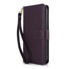 For Samsung Galaxy S25 Ultra 5G Multi-Card Wallet RFID Leather Phone Case(Dark Purple) - 2