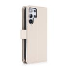 For Samsung Galaxy S25 Ultra 5G Multi-Card Wallet RFID Leather Phone Case(Apricot) - 3